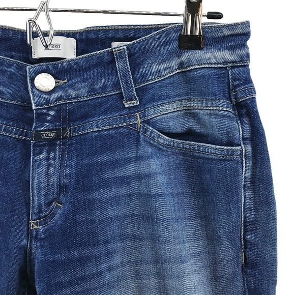 CLOSED Women's Straight‎ Leg Low Rise Jeans • 30 • blue medium wash - Picture 2 of 7